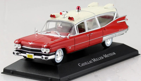 Atlas Cadillac Miller Meteor Ambulance 1959 DieCast Model (10400)